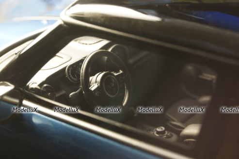 Mini Cooper S, blue/black, OT982, Otto 1:18