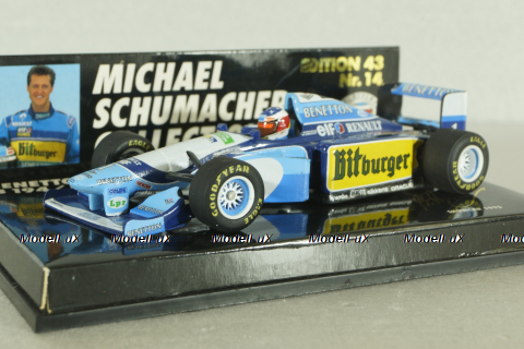 Benetton Renault B 194/B 195 M.Schumacher 1995, 510954391, Minichamps 1:43