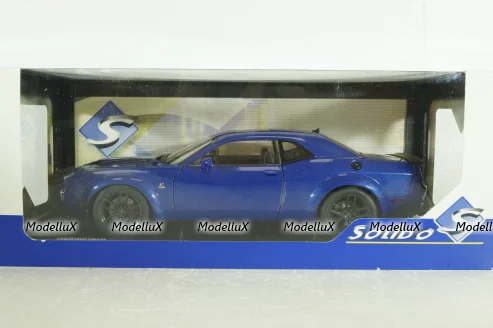 Dodge Challenger R/T Scat Pack Widebody 2023 blue, 1805710, Solido 1:18