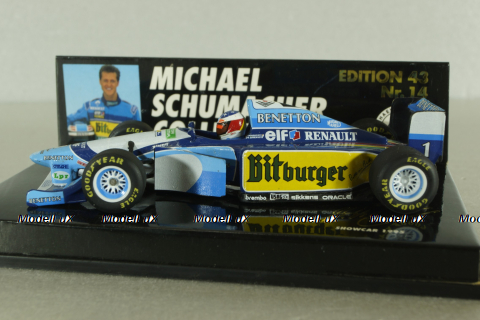 Benetton Renault B 194/B 195 M.Schumacher 1995, 510954391, Minichamps 1:43