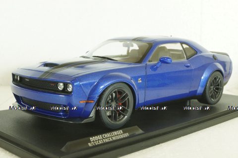 Dodge Challenger R/T Scat Pack Widebody 2023 blue, 1805710, Solido 1:18