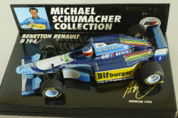 Benetton Renault B 194/B 195 M.Schumacher 1995, 510954391, Minichamps 1:43
