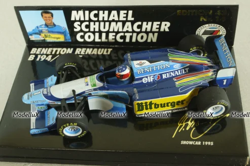 Benetton Renault B 194/B 195 M.Schumacher 1995, 510954391, Minichamps 1:43