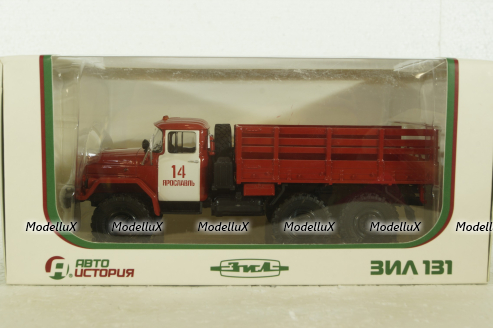 Зил-131 бортовой, пожарный, 100237, АвтоИстория 1:43