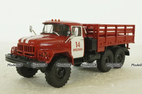 Зил-131 бортовой, пожарный, 100237, АвтоИстория 1:43