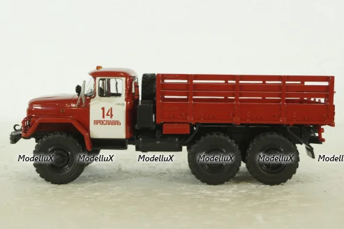 Зил-131 бортовой, пожарный, 100237, АвтоИстория 1:43