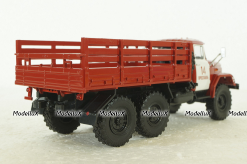 Зил-131 бортовой, пожарный, 100237, АвтоИстория 1:43