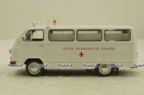 Раф-977ИМ Скорая помощь, Автомобиль на службе №76, 1:43