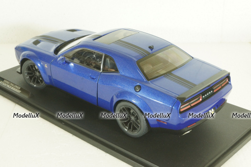 Dodge Challenger R/T Scat Pack Widebody 2023 blue, 1805710, Solido 1:18