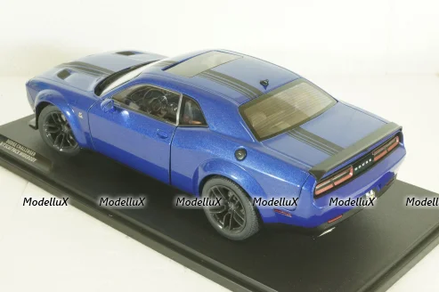 Dodge Challenger R/T Scat Pack Widebody 2023 blue, 1805710, Solido 1:18