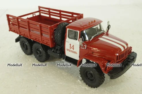 Зил-131 бортовой, пожарный, 100237, АвтоИстория 1:43