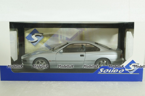 BMW 850 (E31) CSI 1992 arctic silver metallic, 1807004, Solido 1:18