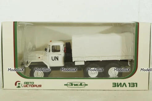 Зил-131 бортовой с тентом, ООН, 100237.он, АвтоИстория 1:43