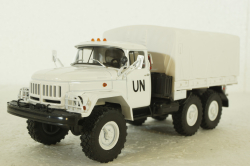 Зил-131 бортовой с тентом, ООН, 100237.он, АвтоИстория 1:43