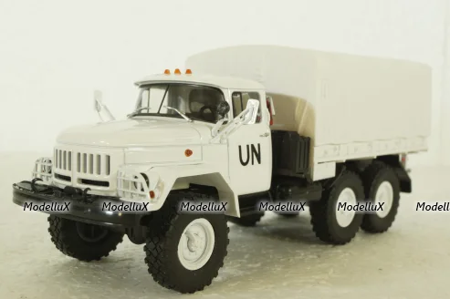 Зил-131 бортовой с тентом, ООН, 100237.он, АвтоИстория 1:43
