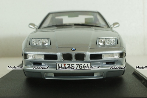 BMW 850 (E31) CSI 1992 arctic silver metallic, 1807004, Solido 1:18