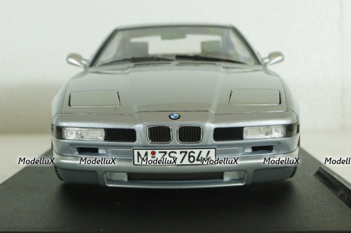 BMW 850 (E31) CSI 1992 arctic silver metallic, 1807004, Solido 1:18