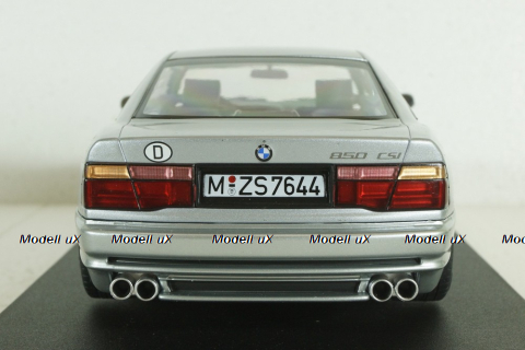 BMW 850 (E31) CSI 1992 arctic silver metallic, 1807004, Solido 1:18