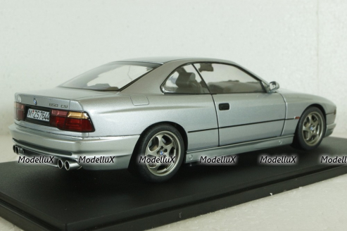 BMW 850 (E31) CSI 1992 arctic silver metallic, 1807004, Solido 1:18