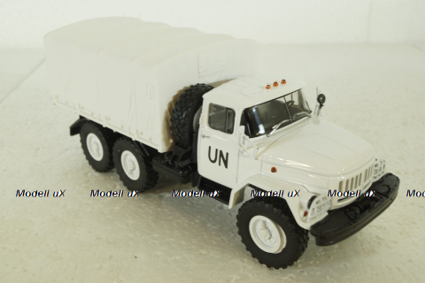 Зил-131 бортовой с тентом, ООН, 100237.он, АвтоИстория 1:43