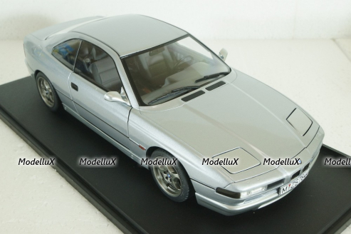 BMW 850 (E31) CSI 1992 arctic silver metallic, 1807004, Solido 1:18