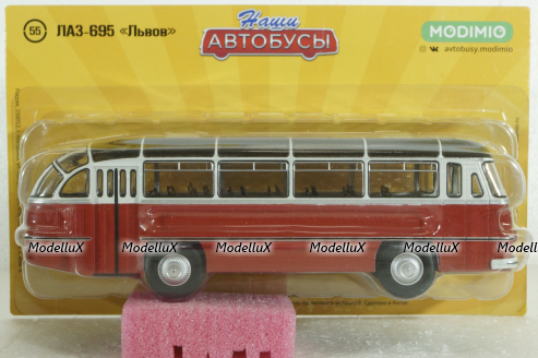 Лаз-695,  Наши Автобусы №55, 1:43