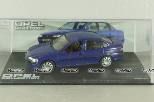 Opel Vectra (B) sedan 1995, blue, OPC069, Opel Collection #69 1:43