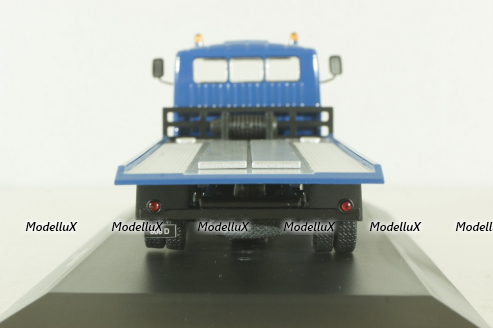 Mercedes L 608 D car trancporter 1980, blue, CLC571, IXO 1:43