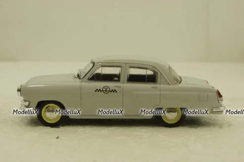Газ-21Т Волга, такси, серая,Автолегенды СССР 1:43