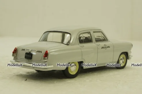 Газ-21Т Волга, такси, серая,Автолегенды СССР 1:43