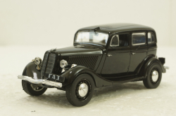 Газ-М1, черный, (Запакованный) Автолегенды СССР №34, 1:43