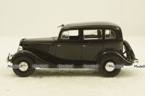 Газ-М1, черный, (Запакованный) Автолегенды СССР №34, 1:43