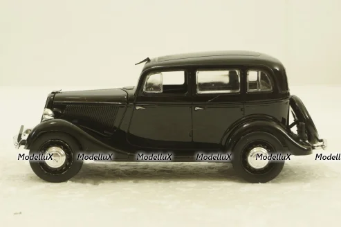 Газ-М1, черный, (Запакованный) Автолегенды СССР №34, 1:43