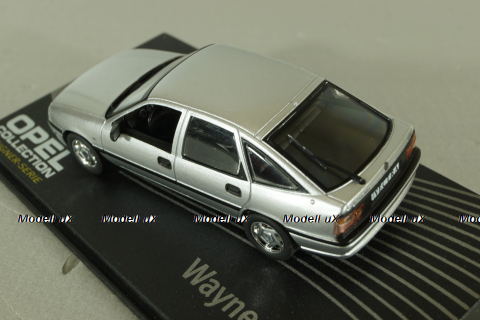 Opel Vectra (A) GL hatchback, Wayne Cherry 1988, silver, OPCD138, Opel Collection Designer #138 1:43