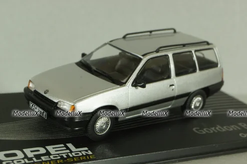 Opel Kadett Caravan (E), Gordon Brown 1988, silver, OPCD133, Opel Collection Designer #133 1:43 с журналом, запечатанный!