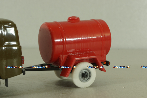 Прицеп бочка пожарная 13015-УСР, Агат 1:43
