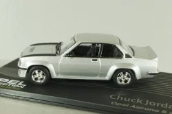 Opel Ascona B 400, Chuck Jordan 1967, silver, OPCD140, Opel Collection Designer #140 1:43