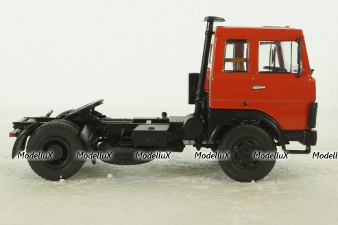 Маз-5432 тягач 1981г, красный, АвтоИстория 1:43