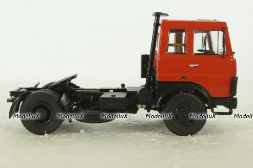 Маз-5432 тягач 1981г, красный, 100411, АвтоИстория 1:43