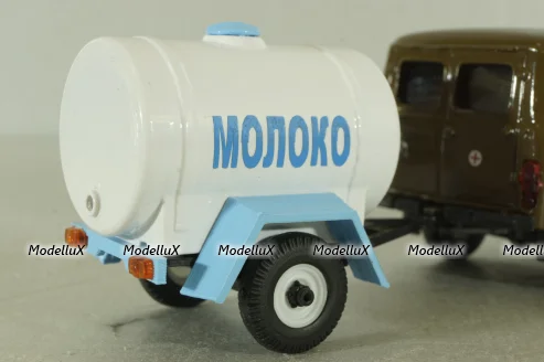 Прицеп бочка Молоко 13015-УСР, Агат 1:43