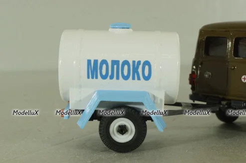 Прицеп бочка Молоко 13015-УСР, Агат 1:43