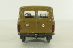 УАЗ-3962 хаки, медслужба, пластик, Агат 1:43