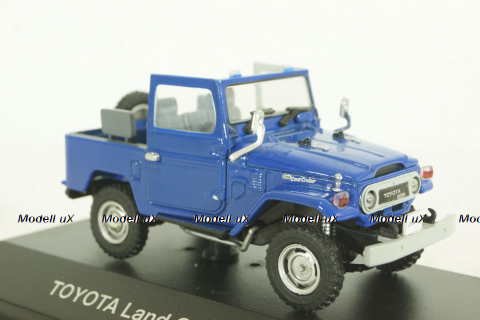 Toyota Land Cruiser BJ40 blue, EBBRO 1:43