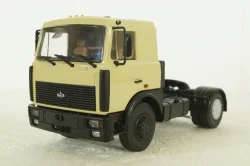 Маз-5432 тягач 1989г, желтый, 100428, АвтоИстория 1:43