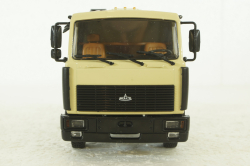 Маз-5432 тягач 1989г, желтый, 100428, АвтоИстория 1:43