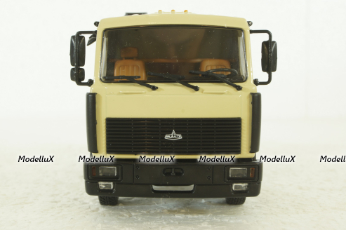 Маз-5432 тягач 1989г, желтый, 100428, АвтоИстория 1:43