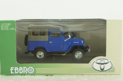 Toyota Land Cruiser BJ40 blue, EBBRO 1:43