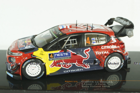 Citroen C3 WRC #4 Lappi Finland 2019, IXO RAM725 1:43