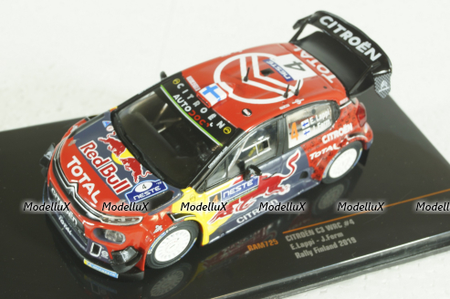 Citroen C3 WRC #4 Lappi Finland 2019, IXO RAM725 1:43