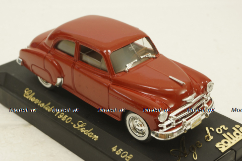 Chevrolet Sedan, 1950, red, 4508, Solido 1:43